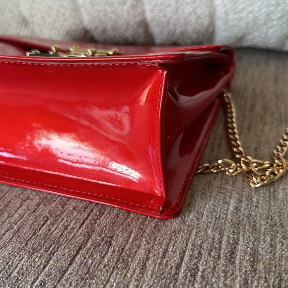 LOUIS VUITTON Monogram Vernis Spring Street Hand Bag Red - Picture 7 of 13